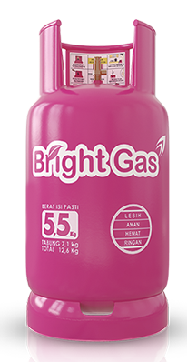 Bright gas tabung 5,5 kg